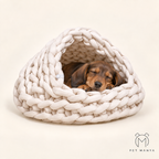 PETMANYA Super-Soft Woven Winter Pet Nest - soft winter retreat for pets