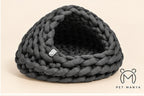 PETMANYA Super-Soft Woven Winter Pet Nest - super-soft woven texture detail