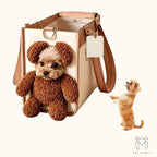 PETMANYA Teddy Bear Multi-Way Pet Carrier - carrier bag for small dogs and cats