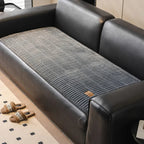PETMANYA Thick Flannel Non-Slip Sofa Cover - thick flannel fabric texture