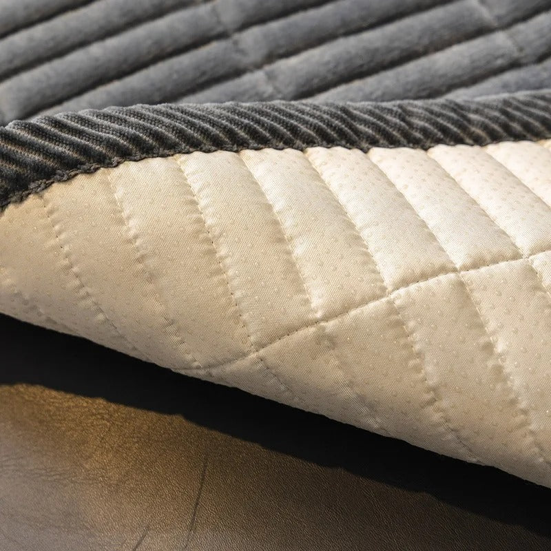 PETMANYA Thick Flannel Non-Slip Sofa Cover - furniture protection for pet-friendly homes