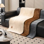 PETMANYA Thick Flannel Non-Slip Sofa Cover - warm flannel sofa cover